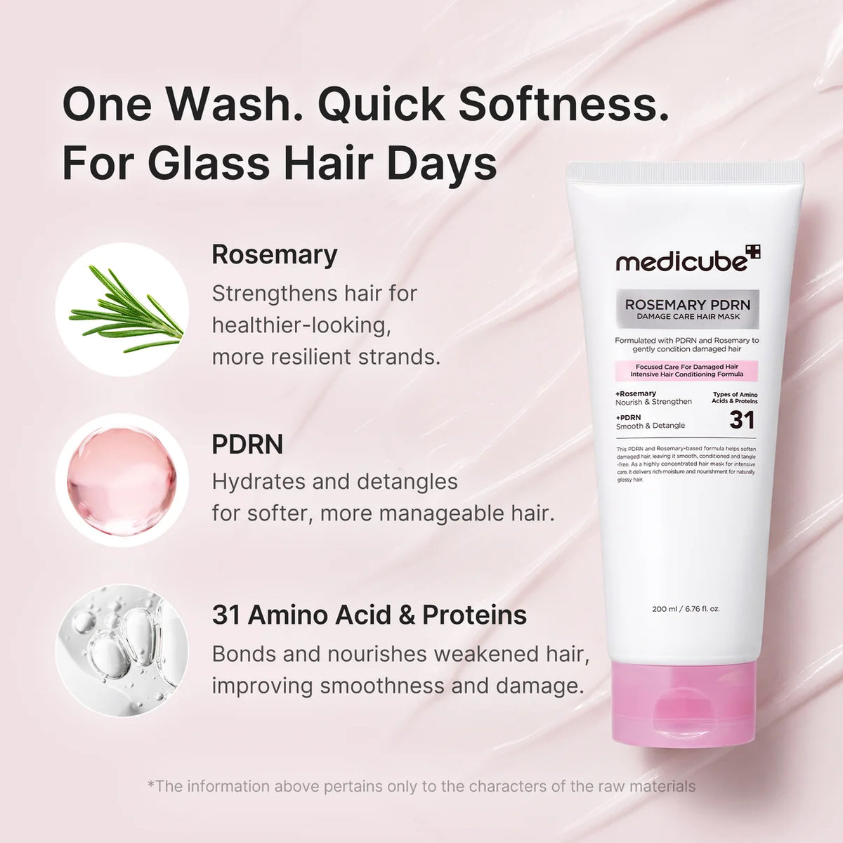 Medicube Rosemary PDRN Damage Care Hair Mask