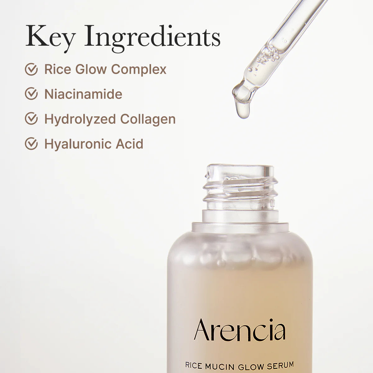 Arencia Rice Mucin Glow Serum (1.01 fl oz / 30g)