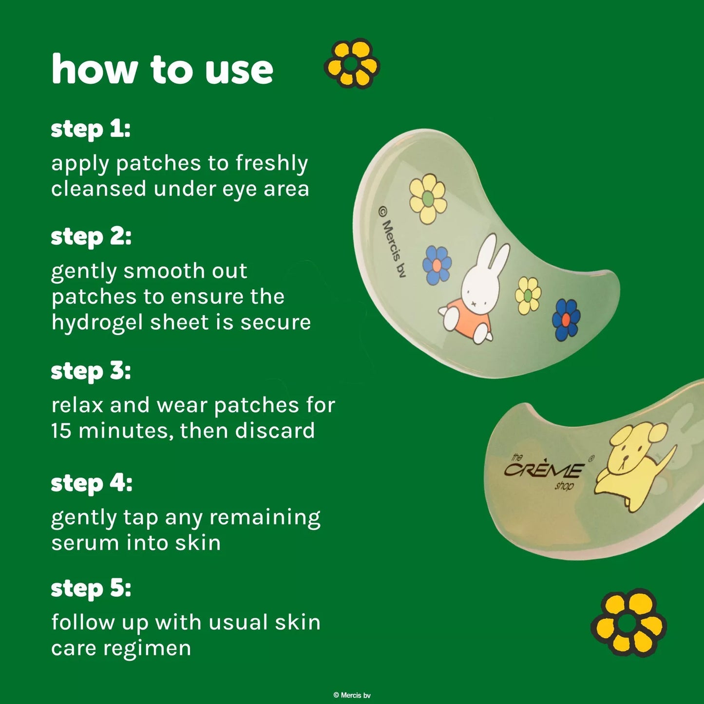 The Crème Shop MIFFY_Calming Cloud Hydrogel Under Eye Patches