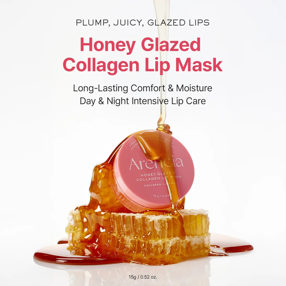 Arencia Honey Glazed Collagen Lip Mask – 15g