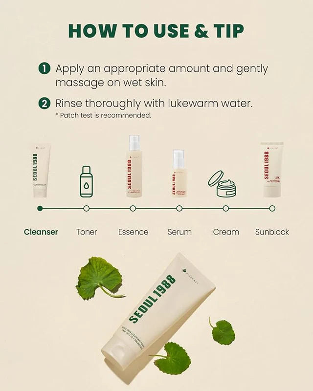 KSecret Seoul 1988 Cleansing Foam: Pine Cica 1% + Probiotics