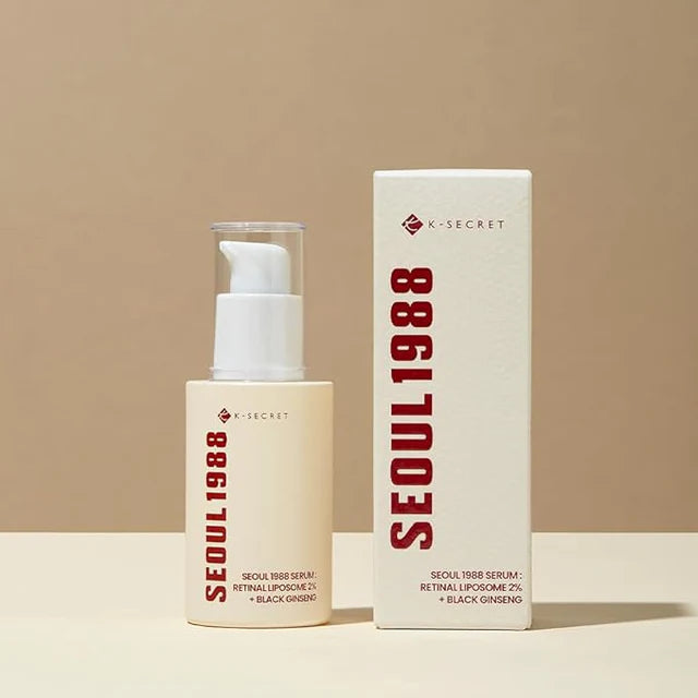 KSecret SEOUL 1988 Serum – Retinal Liposome 2% + Black Ginseng (30mL)