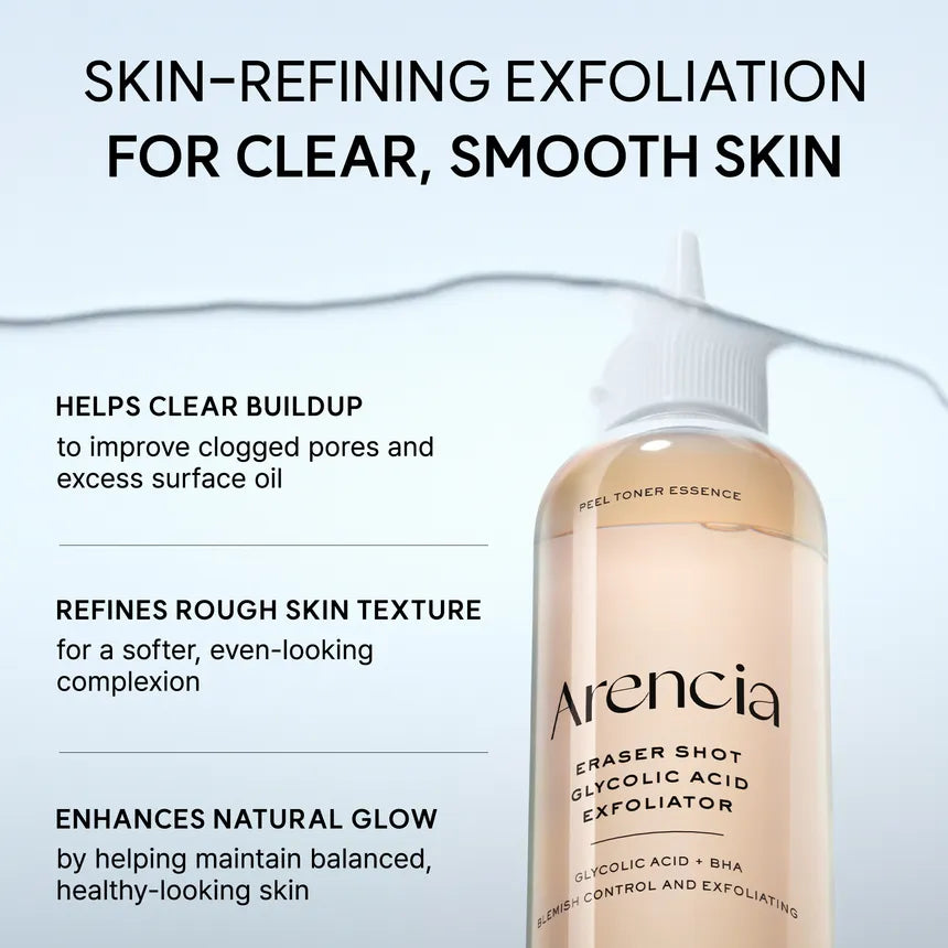 Arencia Eraser Shot Glycolic Acid Exfoliator