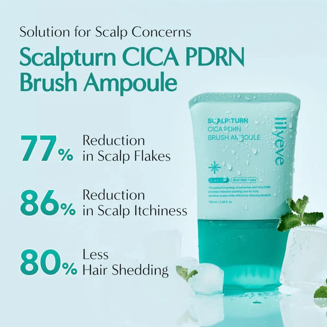Lilyeve Scalp Turn Cica PDRN Brush Ampoule Mini 30ml