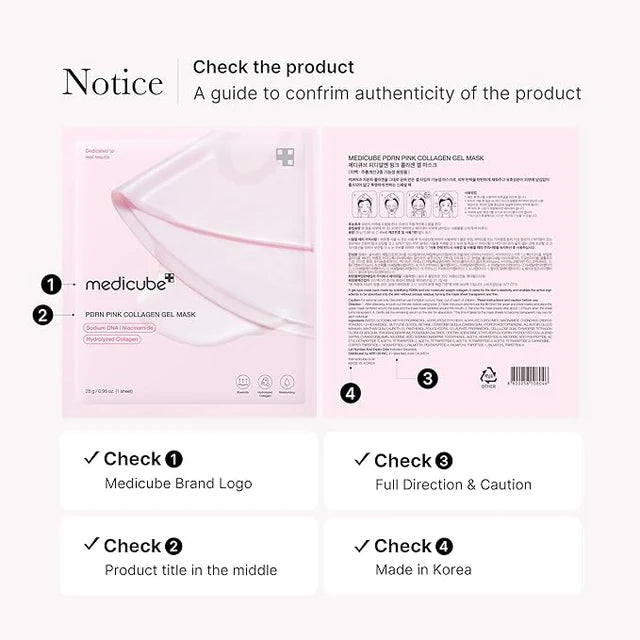 Medicube Salmon PDRN Pink Collagen Jelly Gel Mask -1 each