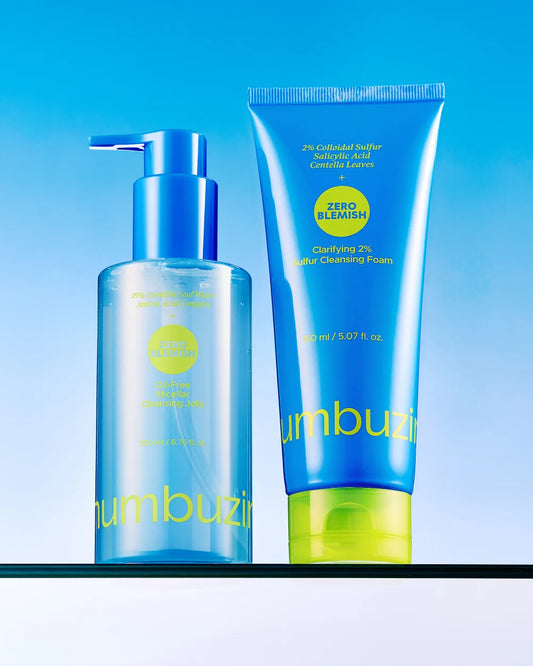Numbuzin Zero Blemish Double Cleansing Set (Cleansing Jelly 200ml & Foam 150ml)