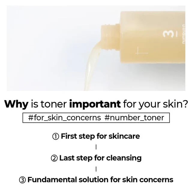 Numbuzin No.3 Super Glowing Essence Toner (200ml)