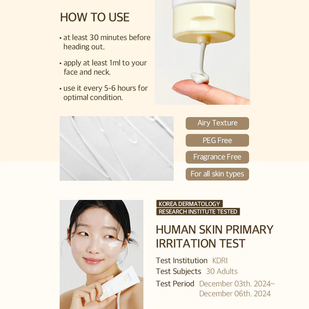 Mixsoon Bean Sunscreen SPF 50 (50 ml)