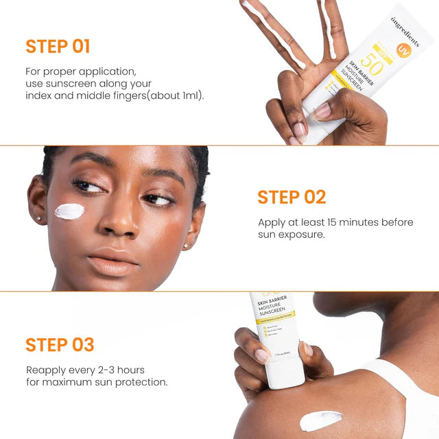 Ongredients Skin Barrier Moisture Sunscreen SPF 50 PA++++ 50ml