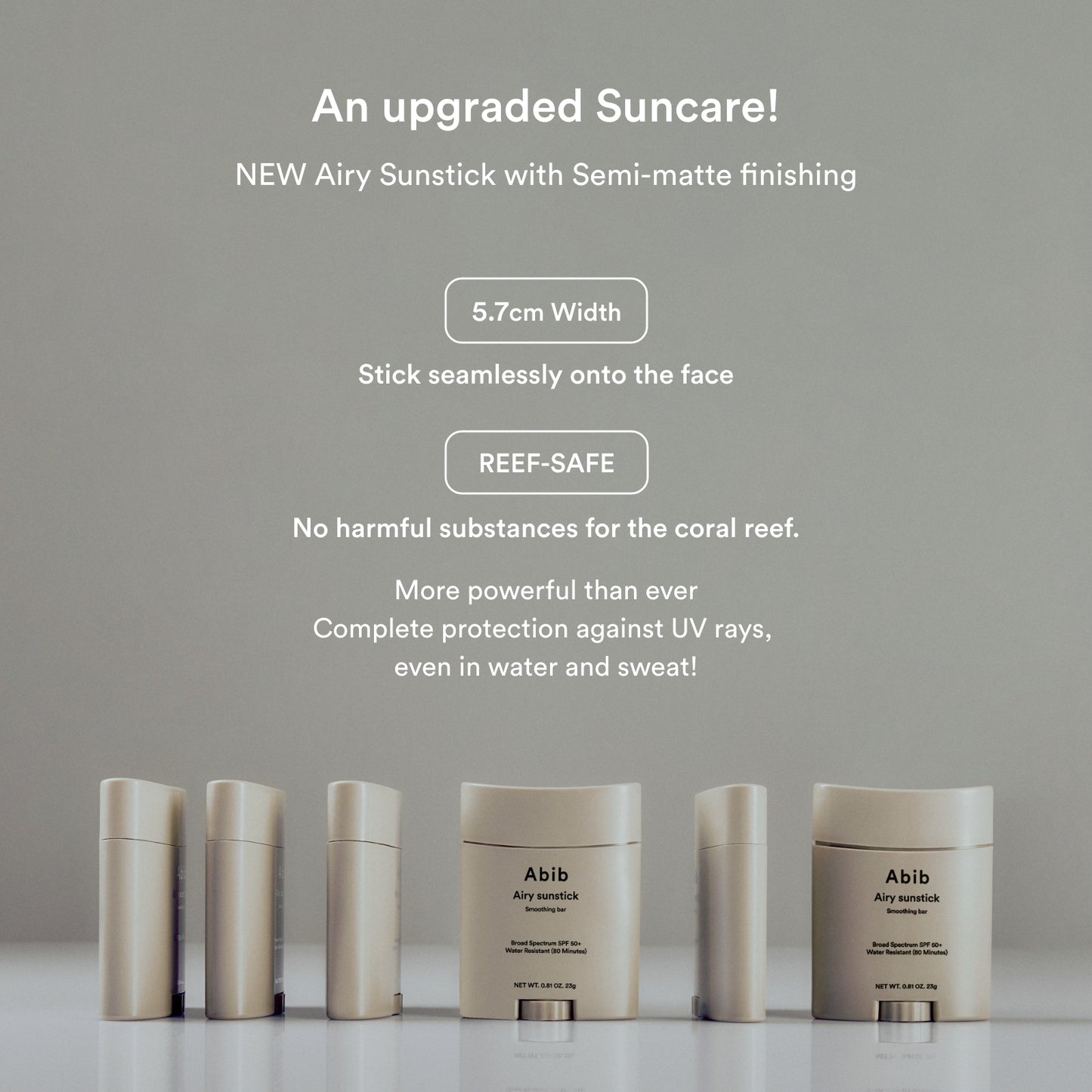 Abib Airy Sunstick Smoothing Bar SPF50+ PA++++ 23g (OTC Version)