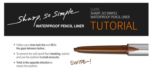Clio Sharp, So Simple Waterproof Pencil Liner