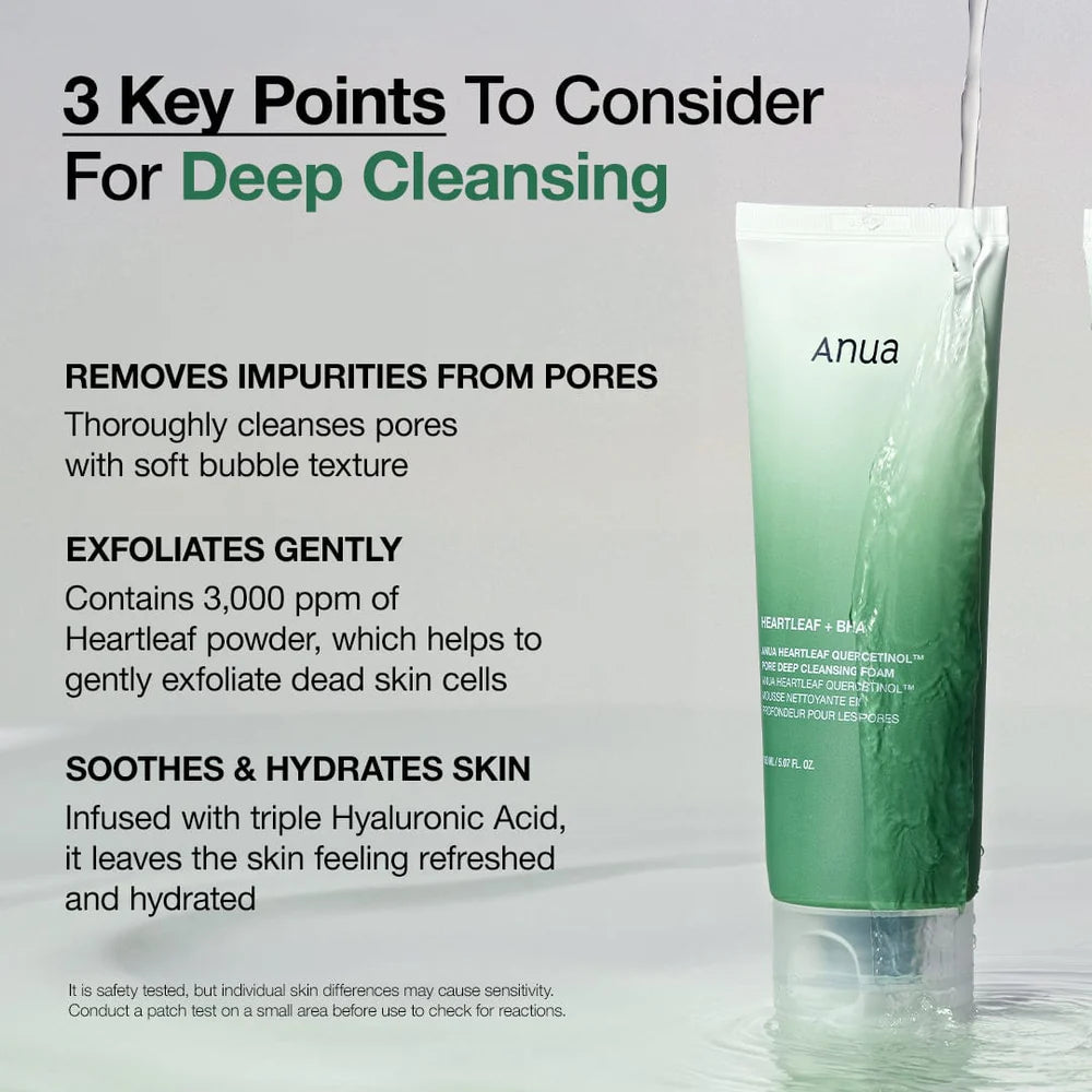 Anua Heartleaf Pore Deep Cleansing Foam-150ml
