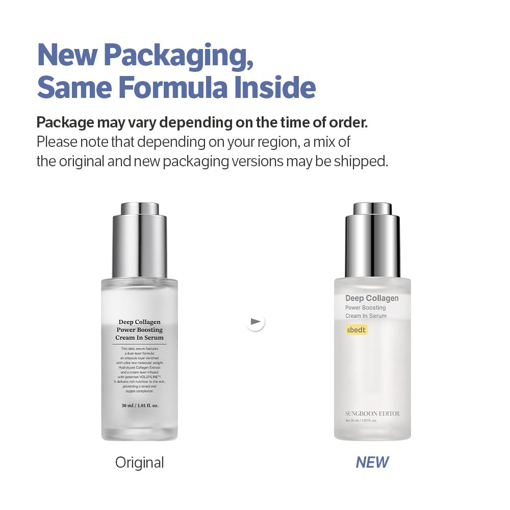 Sungboon Editor  Deep Collagen Power Boosting Cream In Serum 30ml