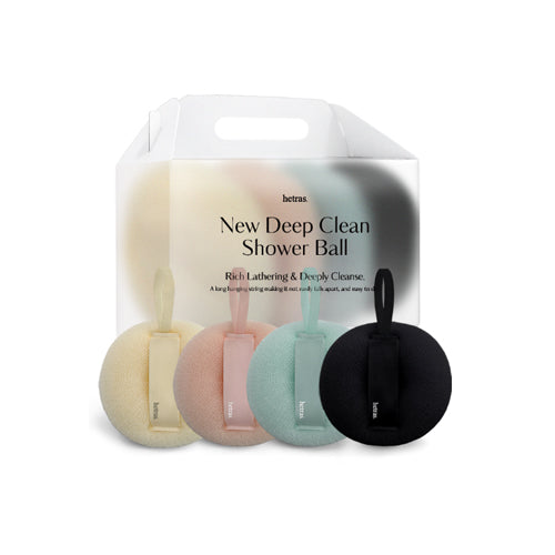 Hetras New Deep Clean Shower Ball (4ea)