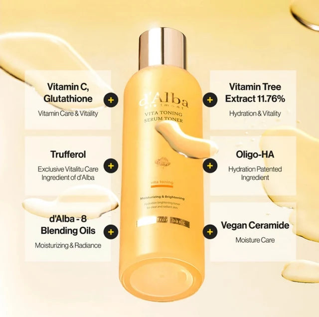 d'Alba Vita Toning Serum Toner – 180ml