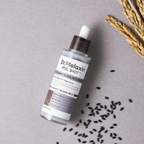 Dr.Melaxin Peel Shot Exfoliating Black Rice Ampoule – Blackheads & Pore Care (80ml)