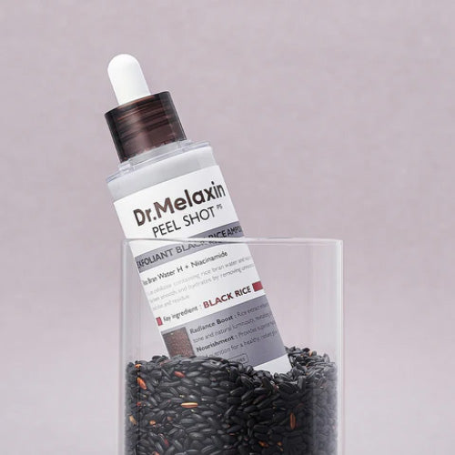 Dr.Melaxin Peel Shot Exfoliating Black Rice Ampoule – Blackheads & Pore Care (80ml)