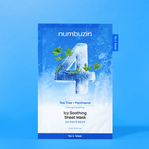 Numbuzin No.4 Icy Soothing Sheet Mask – 1 Sheet