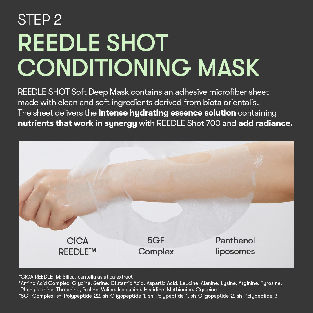 VT Cosmetics Reedle Shot 700 2-Step Mask (1ea)