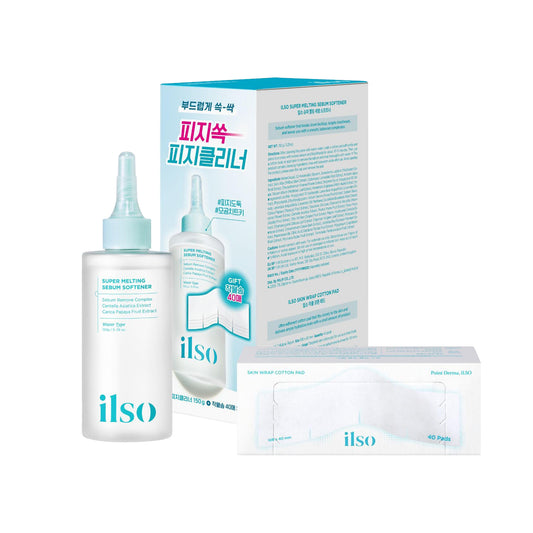 ilso Super Melting Sebum Softener (150ml + 40 Cotton Pads)