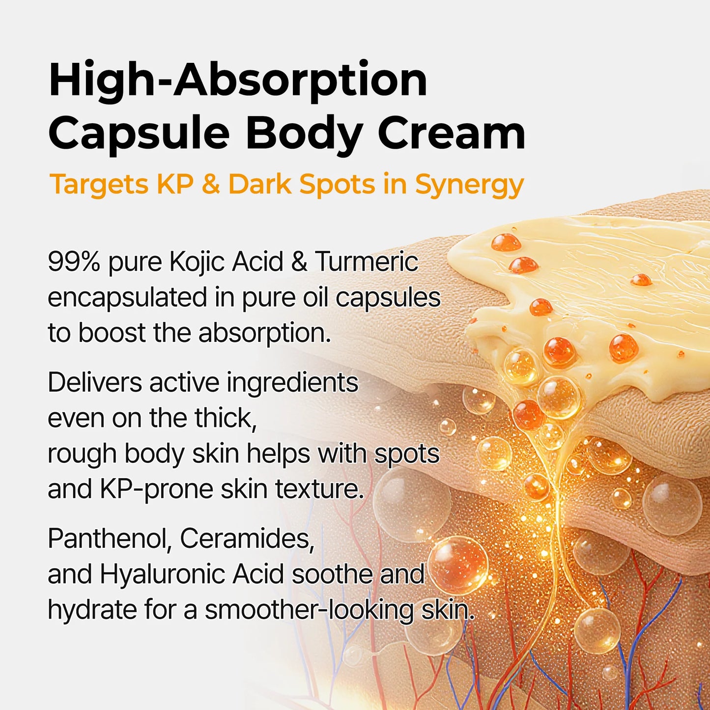 Dr. Melaxin Kojic Acid Turmeric Capsule Body Cream