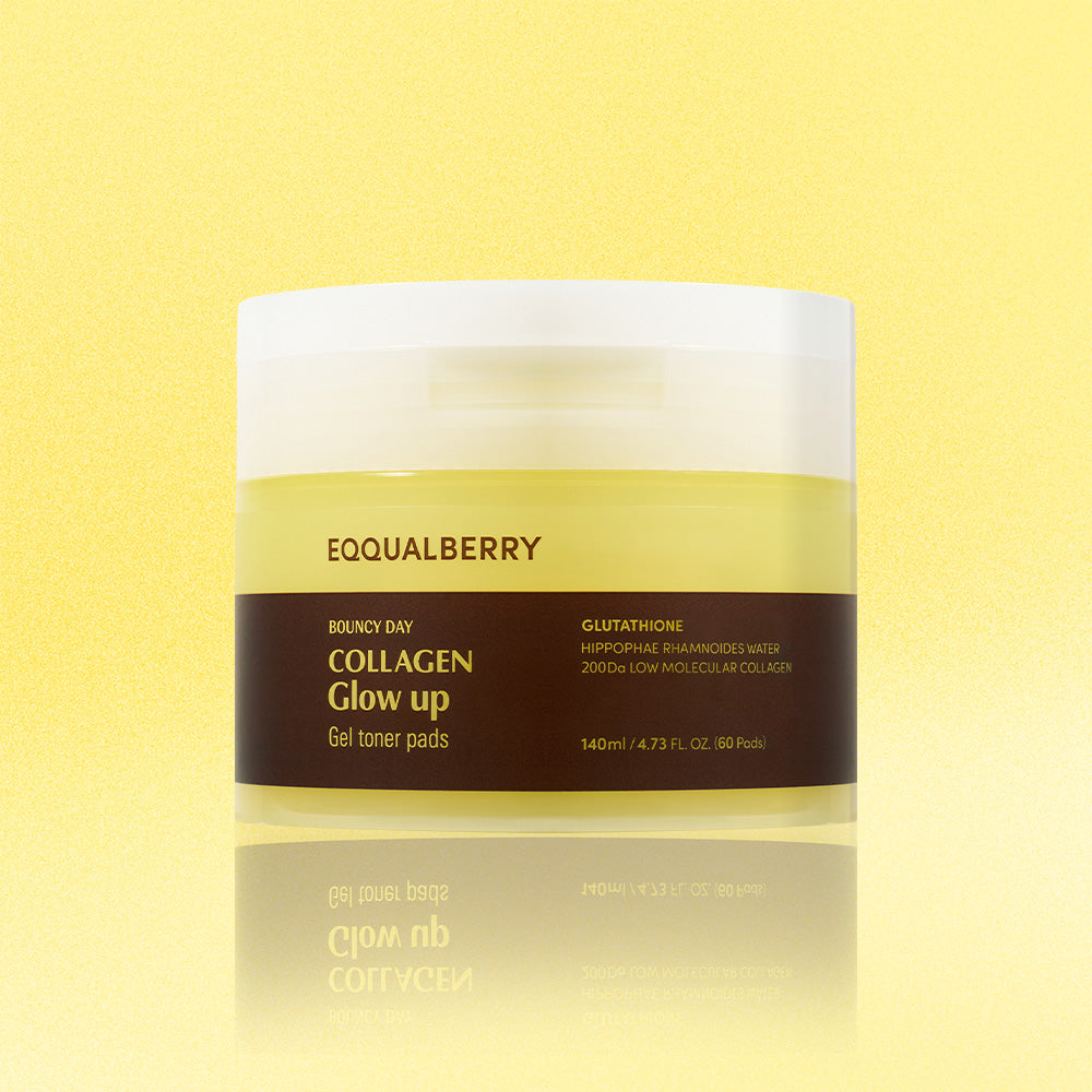 Eqqualberry Collagen Glow Up Gel Toner Pads (60 pads)