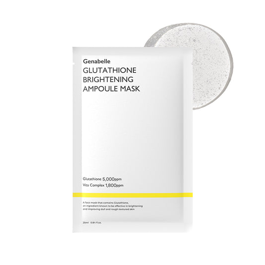Genabelle Glutathione Brightening Ampoule Mask 25ml (5 Sheets)