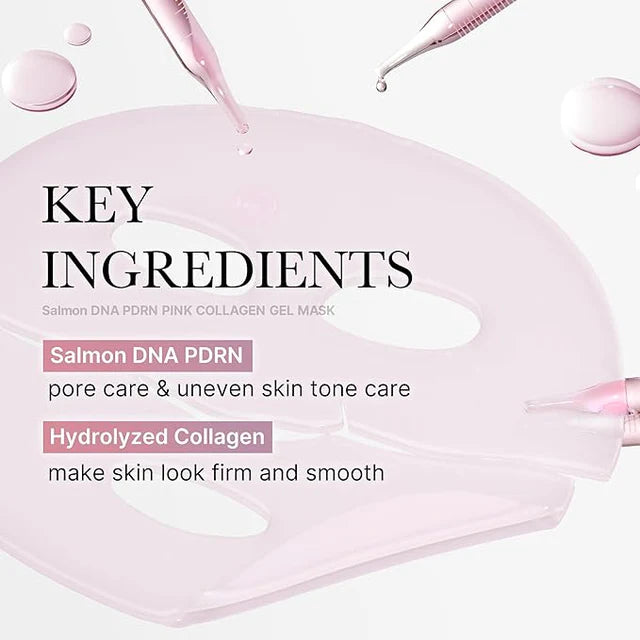 Medicube Salmon PDRN Pink Collagen Jelly Gel Mask -1 Box (4 masks)