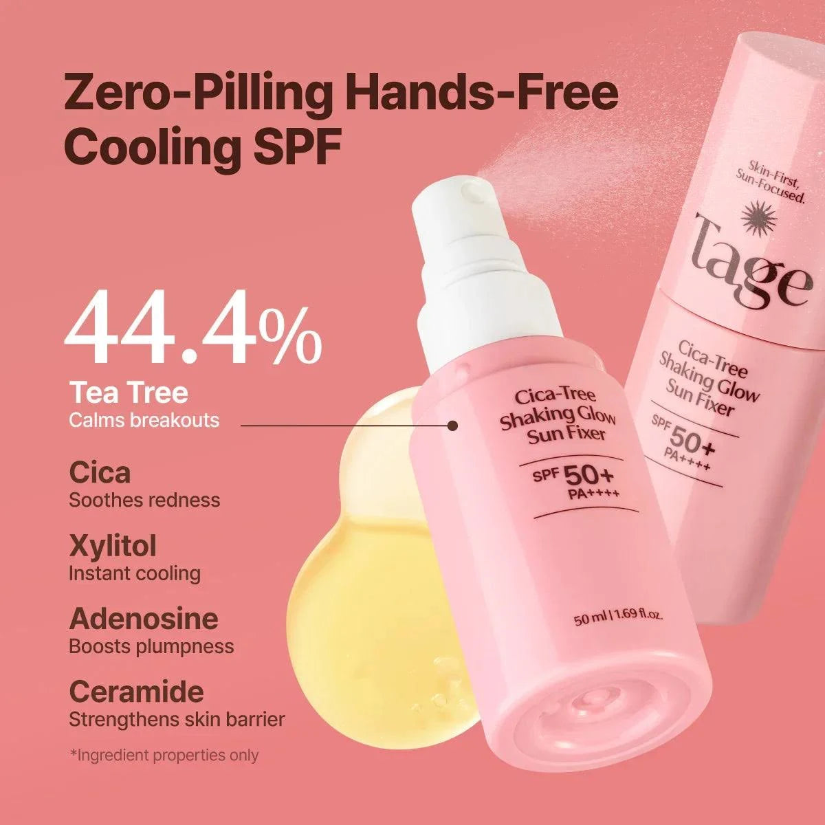 Tage Cica-Tree Shaking Glow Sun Fixer SPF 50+ PA++++