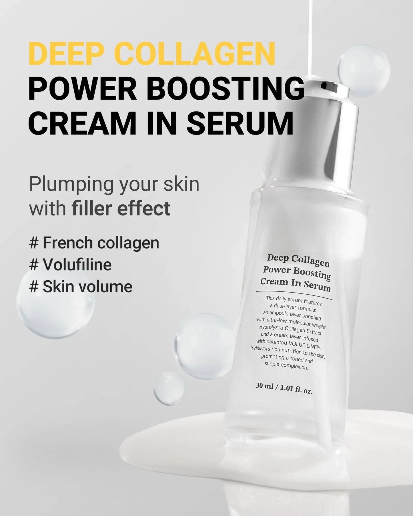 Sungboon Editor  Deep Collagen Power Boosting Cream In Serum 30ml