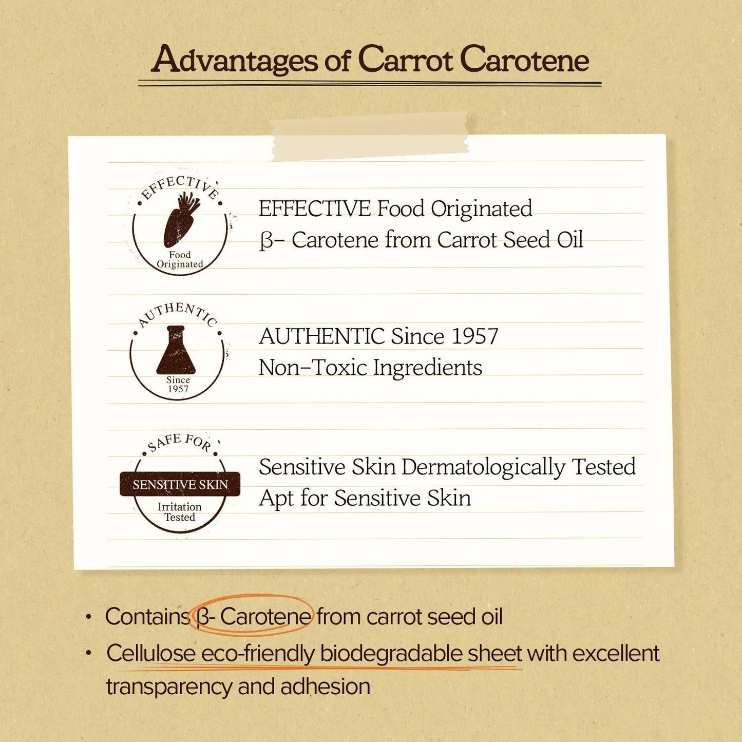 SKINFOOD Carrot Carotene Daily Mask (30ea)