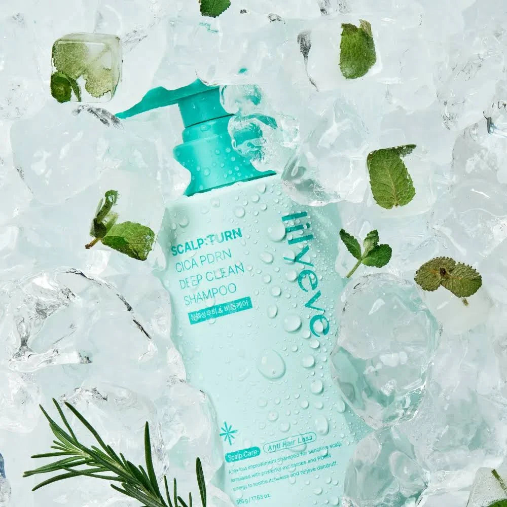 Lilyeve Scalp:Turn Cica PDRN Deep Clean Shampoo 500g