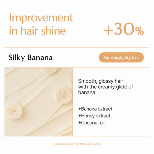 Lilyeve Repair: Turn Gelato Hair Pack Silky Banana