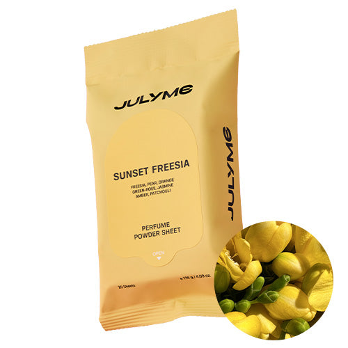 JULYME Perfume Powder Sheet – Sunset Freesia (20 Sheets)