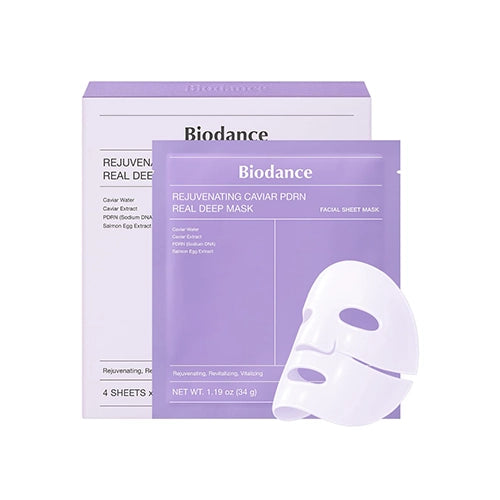 Biodance Rejuvenating Caviar PDRN Real Deep Mask (4-Pack)